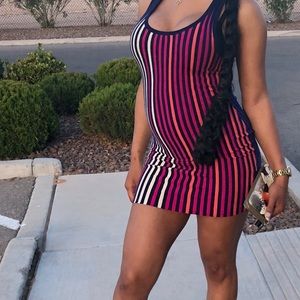 Striped Fashion Nova Dress